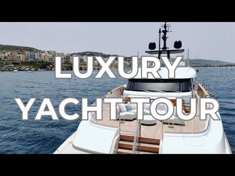 Exclusive tour of 118ft San Lorenzo Yacht with Alex Kovatchev - owner of an interior design studio