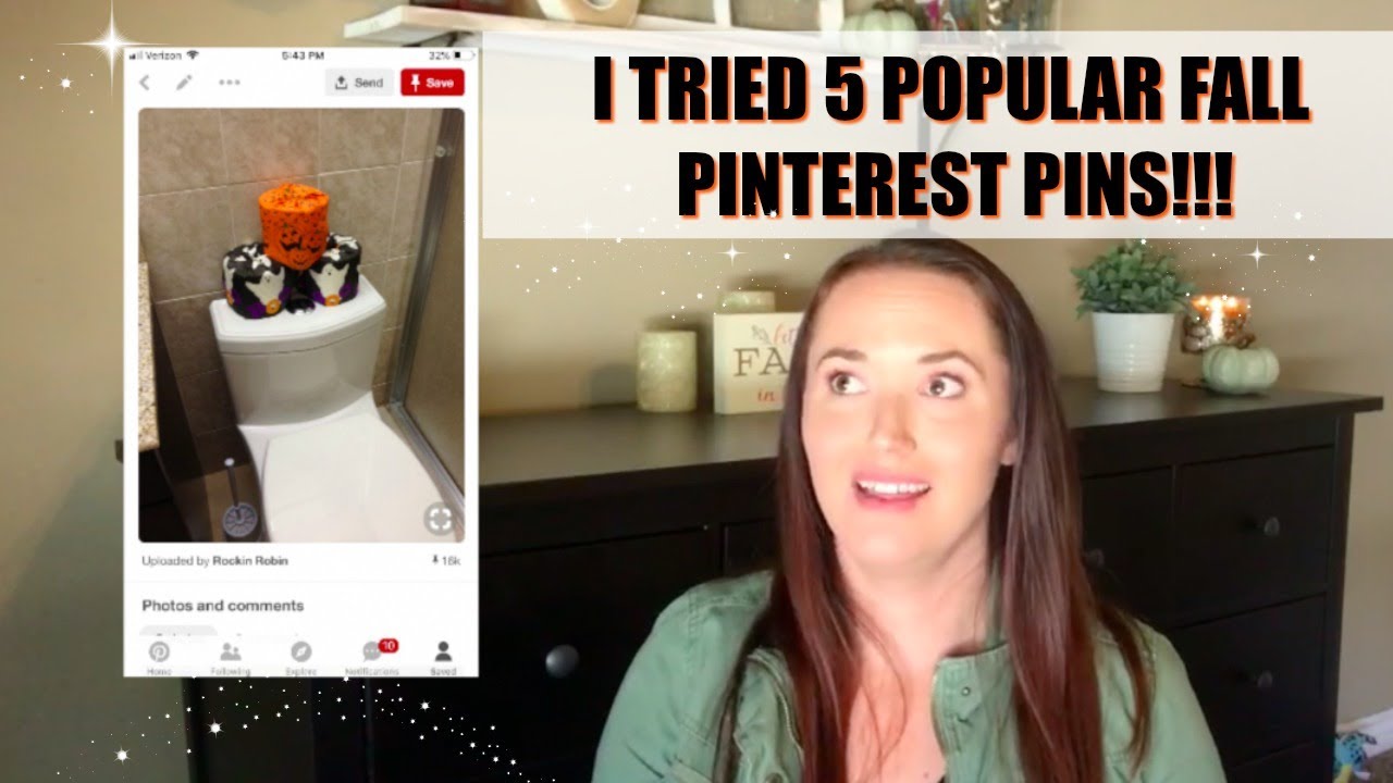 I TRIED 5 POPULAR PINTEREST PINS:: DIY HALLOWEEN COOKIES::DIY FALL POTPOURRI