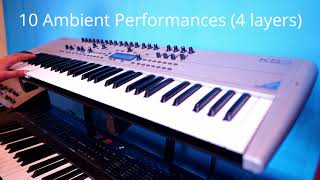 Video thumbnail for Novation KS5 - 10 Ambient Performances (4 layers) by LFOstore