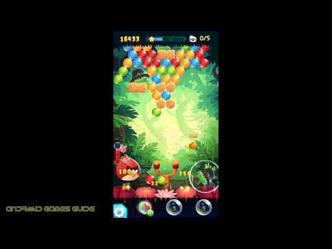 Angry Birds POP Bubble Shooter: Level 14: Walkthrough (3 STARS) HD