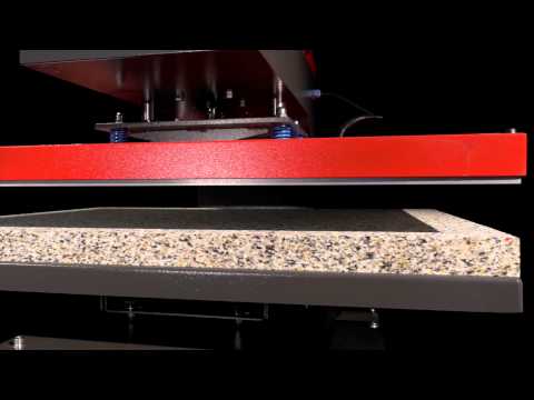 Presse à chaud textile TP-10 - Secabo - Grand format 75x105 cm - Plateau téfloné et fermeture pneumatique_2