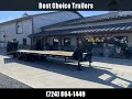2023 Big Tex Trailers 22GN 102x30 HD Gooseneck Beavertail Deckover Trailer 23900 GVW