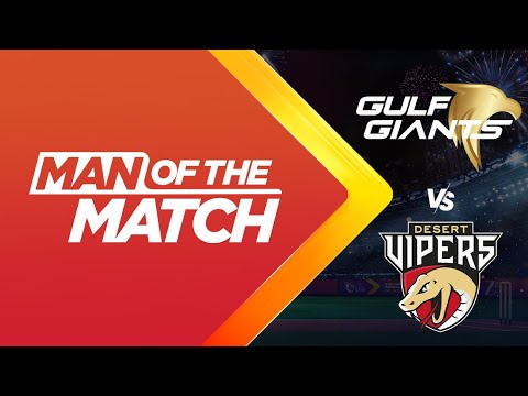 ILT20 S4 | हिंदी - Player Of The Match | Khuzaima Tanveer | GG vs DV - M 12 | 12th Dec