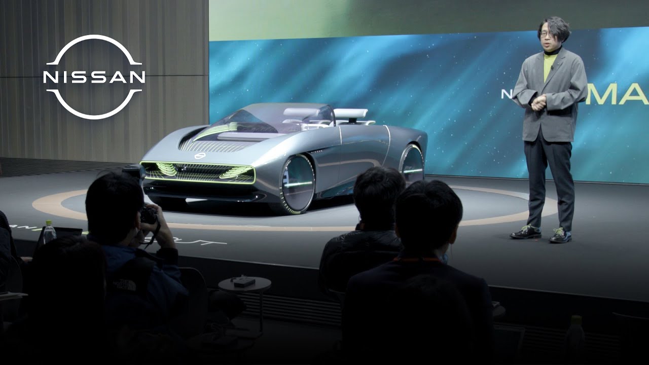 日産のEVコンセプトカー「Nissan Max-Out 」| デザインの魅力に迫る(字幕あり)