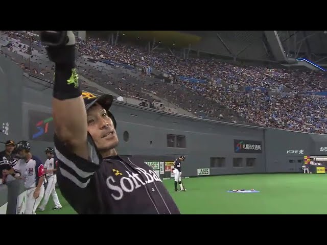 【7回表】一振りで追いついた!! ホークス・松田の第18号同点ソロ!! 2018/7/22 F-H