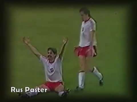 EURO-1988. Qualifiers. Group 5. Poland - Hungary. Highlights.