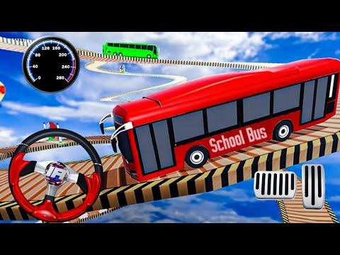 Impossible Bus Stunt Racing 2024 - Mega Ramp Driving Simulator 3D - Android GamePlay #2