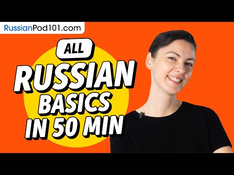 Learn Russian in 50 Minutes - ALL Basics Every Beginners Need