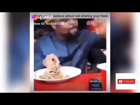 When you are serious about not sharing food😂