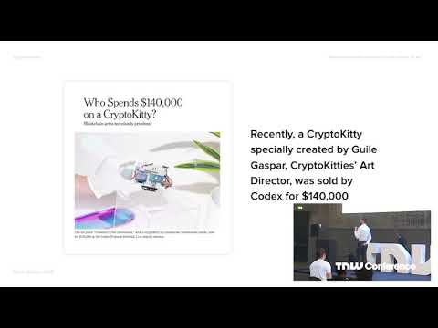 Bryce Bladon (CryptoKitties) on What blockchain means for the future of art | TNW Conference 2018