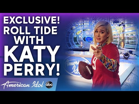 LOL! Roll Tide With Katy Perry As She Pranks Luke Bryan On The Set Of Season 4 - American Idol