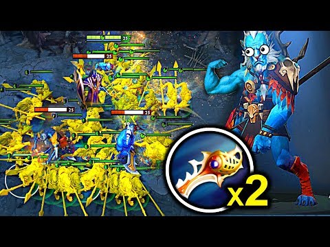 WTF 2x DIVINE RAPIER PHANTOM LANCER One Man Army PATCH 7.17 DOTA 2 GAMEPLAY