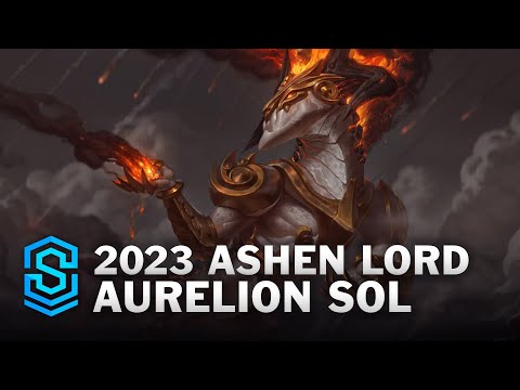 Ashen Lord Aurelion Sol Skin Spotlight - League of Legends