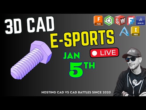 Model Monday Live | CAD Speed Modeling Battles, Tutorials, Tips and Tricks (January 5th, 2026)