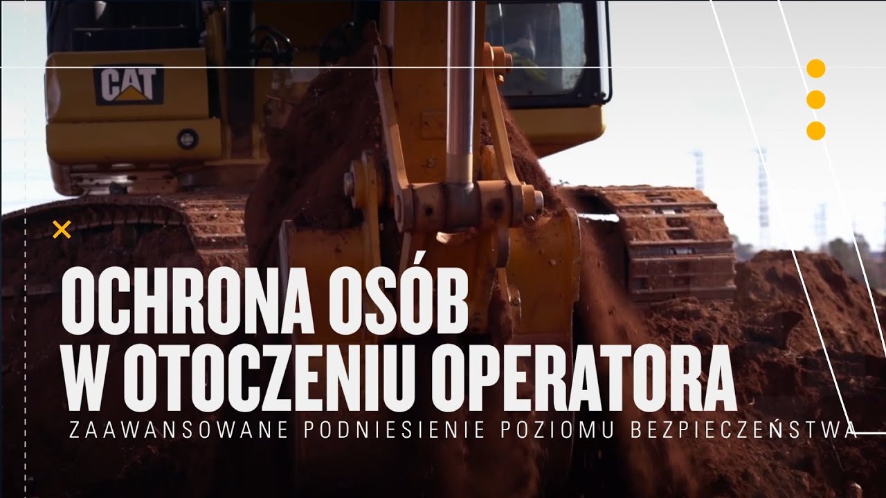 Cat® Detect – funkcja wykrywania osób przeznaczona do koparek