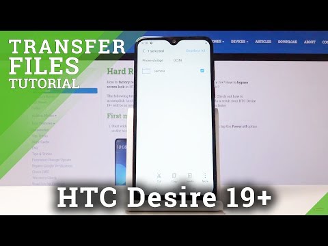 HTC Desire 19+  How to Transfer Files from Phones Storage to SD Card