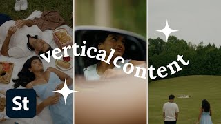 How to create quick vertical content with Adobe Stock templates!