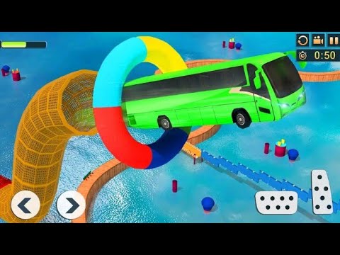 Impossible Highway City Bus Driver Stunts