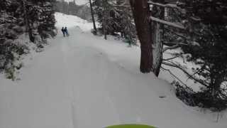 preview picture of video 'ski track sivier janvier 2015 poudre'