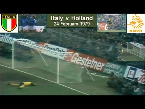 ITALY V HOLLAND - INTERNATIONAL FOOTBALL FRIENDLY - 24TH FEBRUARY 1979