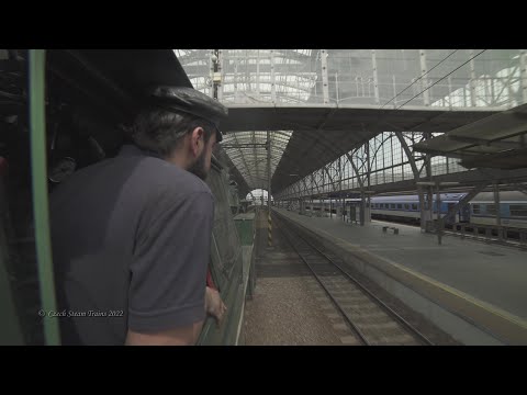 Svezení na stanovišti parní lokomotivy "Rosnička" 464.201 v Praze