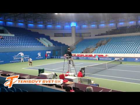 Poriadne kuriózny zápas, na Slovak Open si zahral rekreačný tenista!