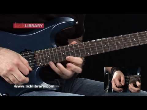 Steve Vai Style Guitar Solo Performance by Andy James | Quick Licks Licklibrary Course