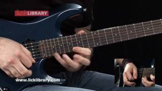 Steve Vai Style Guitar Solo Performance by Andy James | Quick Licks Licklibrary Course