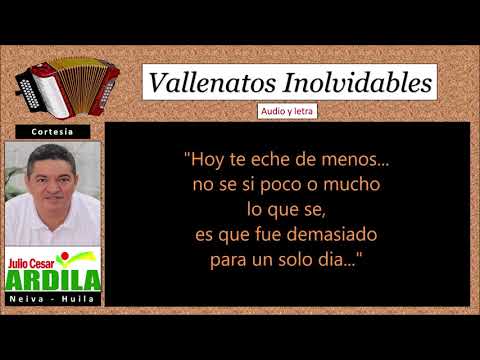 Te Eche de Menos Binomio de Oro Letra