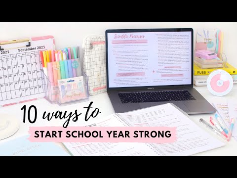 How to Prepare for a New School Year 📝  10 ways to start the school year strong! 💪