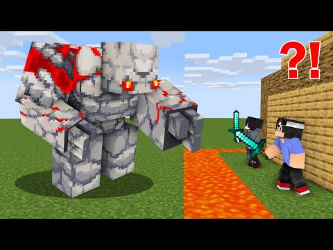 Redstone GOLEM VS Most Secure House | Minecraft