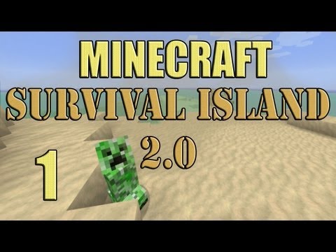 XerainGaming - Minecraft - "Survival Island 2.0" Part 1: Sandy tomb?
