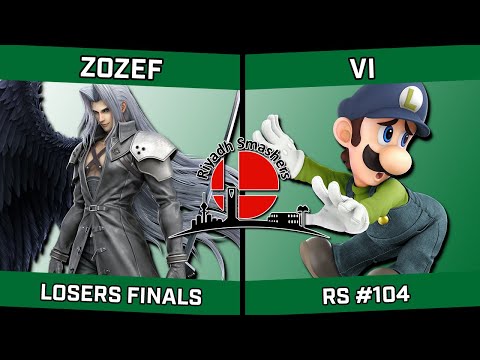 Zozef (Sephiroth) vs Vi (Luigi) - RS #104 - Losers Finals