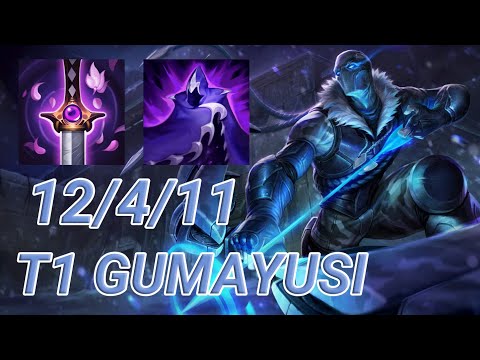 T1 Gumayusi Lethality Varus ADC VS Tristana | KR Master Patch 13.14