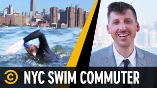 NYC Man Who Swims To Work Everyday – Mini-Mocks