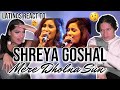 Latinos react to Shreya Ghoshal singing LIVE - Mere Dholna Sun| REACTION!😲😵