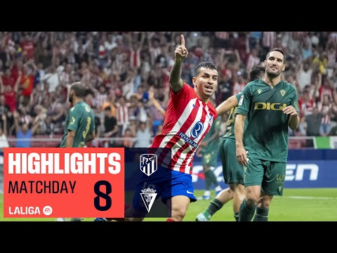 Resumen de Atlético vs Cádiz Matchday 8