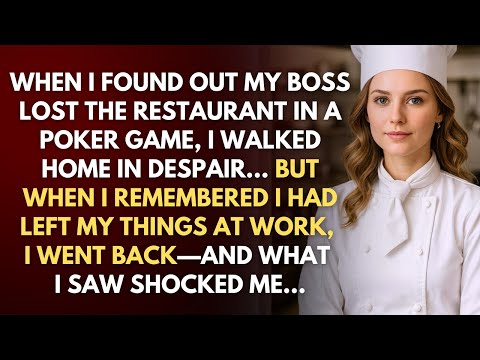 When I Found Out My Boss Had Gambled Away the Restaurant, I Walked Home in Despair—But Then...