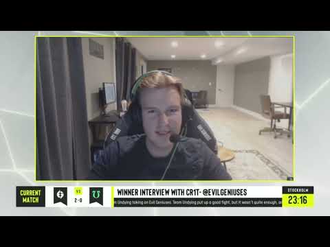 Intirview Winner Witch Crit Evil Geniuses VS Team Undying - DPC NA 2021/22 Tour 1: Division I