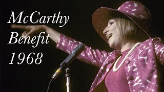 Streisand Singing at McCarthy Benefit 1968