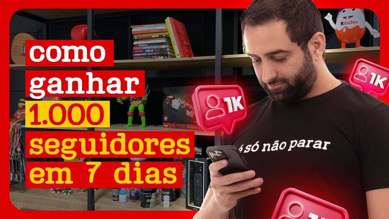Ganhe 1000 SEGUIDORES em UMA SEMANA no Instagram (4 passos simples)