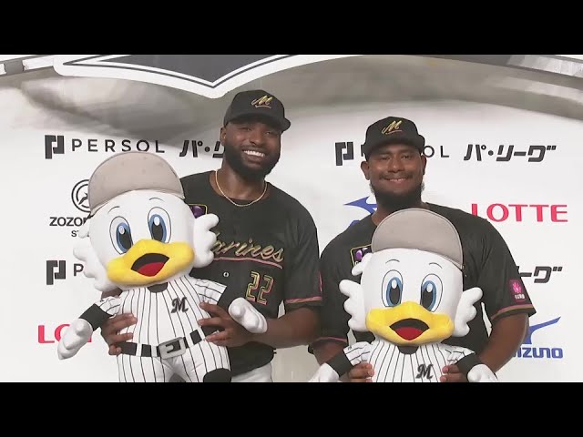 マリーンズ・メルセデス投手・ポランコ選手ヒーローインタビュー 8月7日 千葉ロッテマリーンズ 対 福岡ソフトバンクホークス