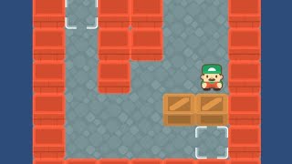 Sokoban push puzzle