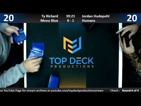 Modern w/ Commentary 10/18/18: Ty Richard (Mono Blue) vs. Jordan Hudepohl (Humans)