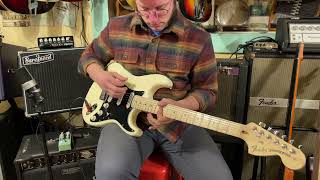 Video thumbnail for 2008 Fender (USA) Billy Corgan Stratocaster electric guitar by Jake Wildwood & Co
