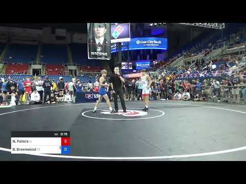 132 Lbs Semifinal - Nolan Fellers, Iowa Vs Billy Greenwood, Colorado 2f14