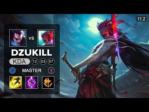 Dzukill Yone Top vs Yasuo - EUW Master Patch 11.2