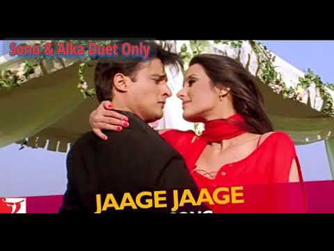 Resham Si Hain Ye, Jaage Jaage|Mere Yaar Ki Shadi Hai 2002|Sonu Nigam,Alka Yagnik, Udit Narayan|