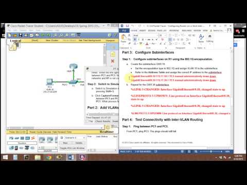 5.1.3.6 Configuring router-on-a-stick