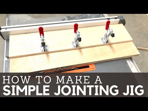SIMPLE JOINTING JIG // BEGINNER WOODWORKING